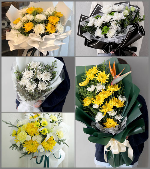 福建福州永泰县城峰镇芋际村白事花束代送